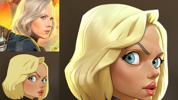 Black Widow. Foto: instagram.com/xidingart
