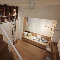 Penataan vertikal jadi solusi paling efektif untuk membuat ruangan sempit jadi lebih lega. Foto: Dok. Boredpanda