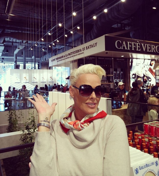 Brigitte termasuk artis yang kerap tersandung skandal cinta. Brigitte pernah memiliki hubungan terlarang dengan Arnold Schwarzenegger saat sama-sama membintangi film Red Sonja.  Foto: Instagram