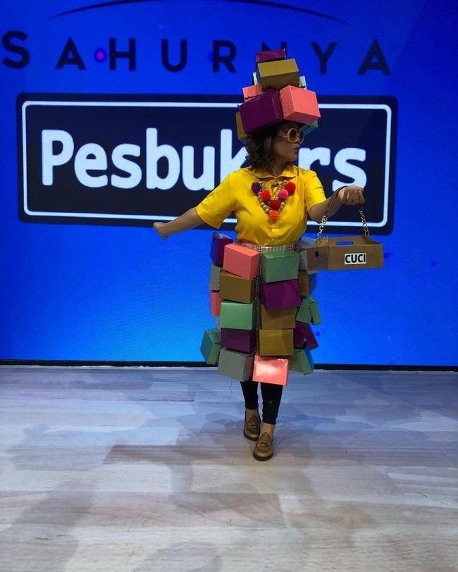 Kotak snack untuk takjil berbuka puasa juga tak luput dari kreasi Okky Lukman. Foto: Dok. Instagram/Okky Lukman