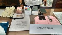 Barang bukti yang diamankan
