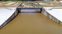 Bendungan yang memiliki kapasitas tampung sebesar 2,43 juta m3, siap dimanfaatkan untuk memasok kebutuhan air baku Kota Balikpapan yang mengalami kekurangan. Pool/Kementerian PUPR.