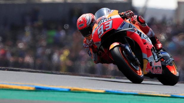 Marc Marquez mengunci titel juara dunia dengan MotoGP 2018 masih menyisakan tiga seri.