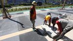 Mantap! Pedestrian di Kawasan GBK Makin Cantik