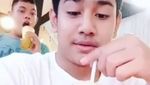 Mengintip Gaya Makan Pesinetron Sekaligus Qori Muda Tampan, Syakir Daulay