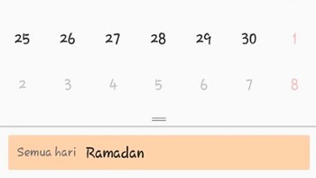 Netizen sampai memposting kalender untuk menghitung kedatangan THR. Tanggal muda, bulan baru, dan THR entah di mana?. Foto: Istimewa