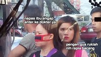 Hemm... di manakah sumber masalah pernapasan si ibu? (Foto: Instagram/jokesreceh)