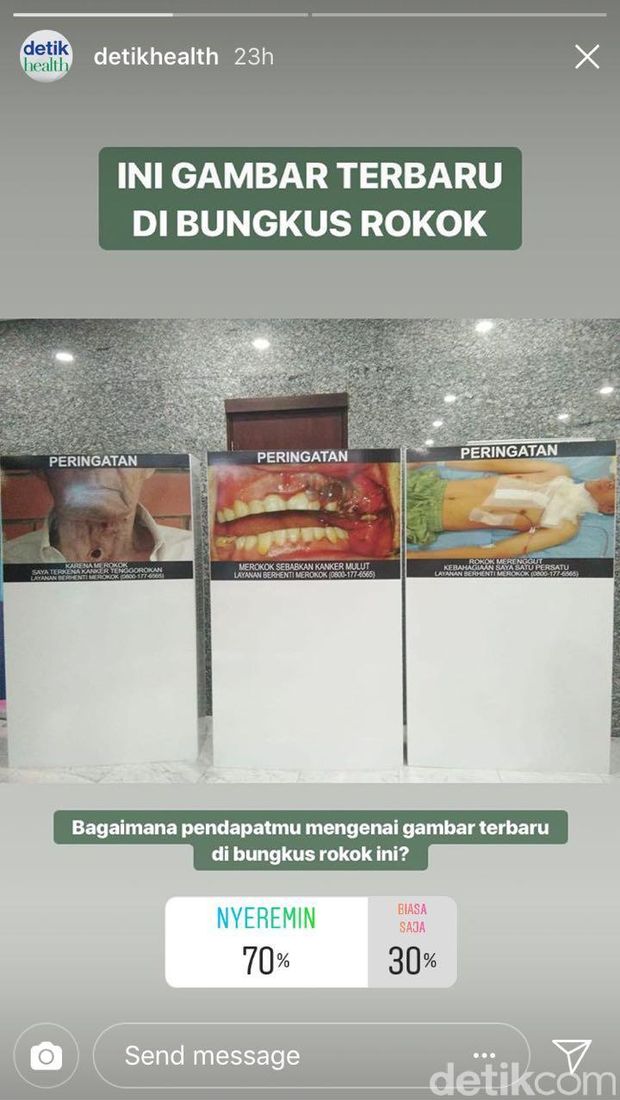  Gambar  Seram Baru di Bungkus  Rokok  Apa Kata Warganet 