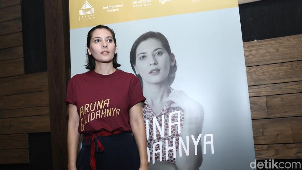 Antusias Hannah Al Rashid Berakting di Aruna dan Lidahnya