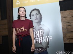 Antusias Hannah Al Rashid Berakting di Aruna dan Lidahnya