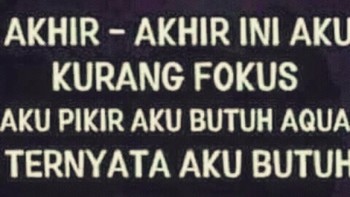 Mikirin THR memang bikin gak fokus. Foto: Istimewa