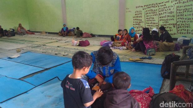 Pengungsi di Boyolali.