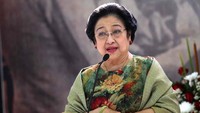 Presiden ke-5 RI Megawati Soekarnoputri yang juga Ketua Dewan Pengarah Badan Pembinaan Ideologi Pancasila (BPIP) menyampaikan pidato pada acara peringatan 73 tahun lahirnya pancasila di Museum Filateli, Jakarta, Kamis (31/5/2018). Pool/BPIP.