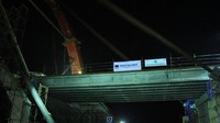 Dipantau detikFinance pada Kamis malam (31/5/2018) proyek tersebut sedang memasuki tahap pemasangan box tiang ke-empat dari keseluruhan sebanyak enam. Pool/Jasa Marga.