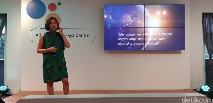 Head of Marketing Google Indonesia Veronica Utami. Foto: detikINET/Virgina Maulita Putri Head of Marketing Google Indonesia Veronica Utami. Foto: detikINET/Virgina Maulita Putri