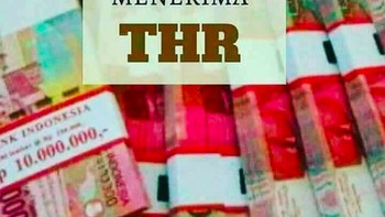 Nah ini, ayo siapa yang mau kasih THR? Foto: Istimewa