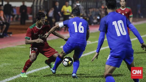 Timnas Indonesia U-23 menjalani laga uji tanding beruntun dengan timnas Thailand U-23.