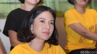 Dian Sastro kembali berakting di film Aruna dan Lidahnya sebagai Aruna. Foto: Noel/detikHOT