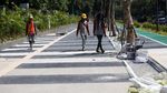 Mantap! Pedestrian di Kawasan GBK Makin Cantik