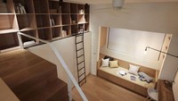 Selain itu juga tersedia tempat untuk kompor listrik, kulkas, wastafel hingga mesin cuci. Boredpanda.com/Greta J/Istimewa.