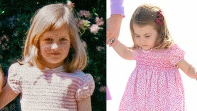Saat Disandingkan Begini, Putri Charlotte Lebih  Mirip Siapa Ya?