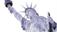 Kali ini Ashkowski mengabadikan keindahan Patung Liberty kebanggan orang Amerika ke dalam sebuah gambar. Istimewa/Boredpanda.