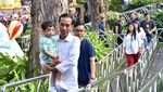 Saat Jokowi Ngabuburit Ajak Cucu Main ke Dufan