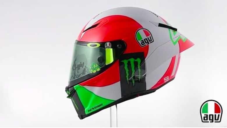 Helm Valentino Rossi di Mugello 2018 Foto: Pool (Instagram) Helm Valentino Rossi di Mugello 2018 Foto: Pool (Instagram)