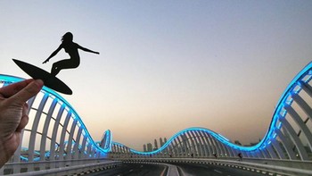 Foto-foto gabungan potongan kertas dan landmark ini, juga dibagikan di sosial media Instagram dengan akun @paperboyo yang sudah memiliki 350 ribu followers. (Foto: Instagram/paperboyo)