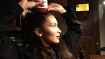 Gemar Pizza dan Pasta, Ini Gaya Si Cantik Bella Hadid Saat Makan