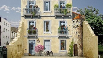 Setelah dgambar nuansa menjadi terlihat lebih ramai. (Foto: Boredpanda)