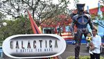 Saat Jokowi Ngabuburit Ajak Cucu Main ke Dufan