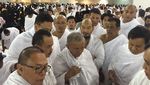 Potret Pertemuan Prabowo dan Amien Rais saat Umrah