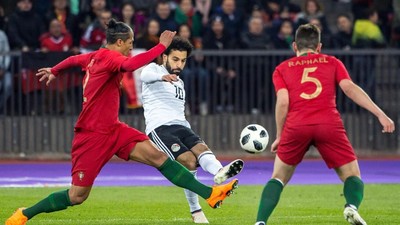 Foto: Melihat Aksi Mo Salah Bersama Timnas Mesir