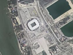 Cantiknya Stadion Piala Dunia 2018 dari Antariksa