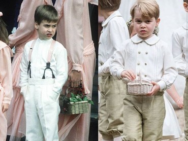 Foto Pangeran William Saat Kecil dan Pangeran George 