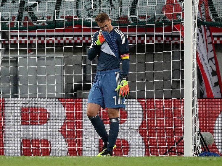 Jerman Kalah pada Laga Comeback Neuer