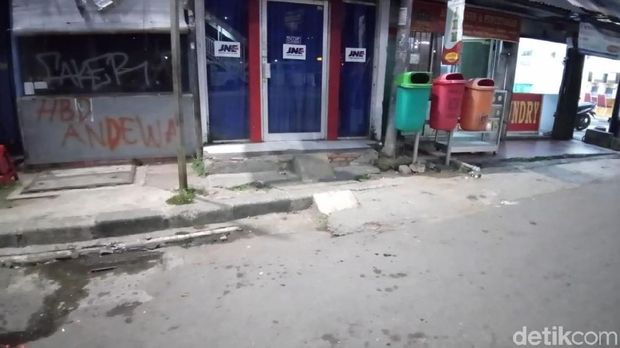 Lokasi penyiraman air keras