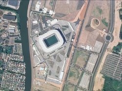 Cantiknya Stadion Piala Dunia 2018 dari Antariksa