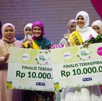 Pemenang terinspiratif jatuh kepada Indira Anjani asal Medan. Indira dianggap memiliki pribadi yang inspiratif, terlihat dari tingkah laku dan tutur kata selama karantina.Foto: Nico/Wolipop