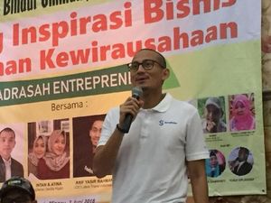 Jadi Pembicara #2019JadiPengusaha di Bekasi, Sandi Pamer OK OCE