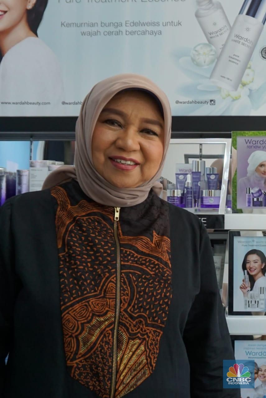 Pendiri Wardah Nurhayati Subakat (CNBC Indonesia/Fitriyah Said)