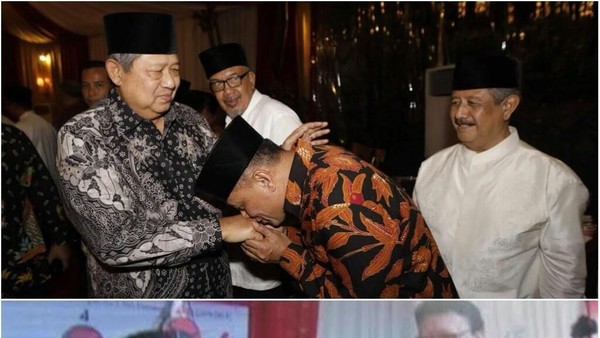 Saat Tokoh Cium Tangan: Jokowi ke Megawati dan Gatot ke SBY
