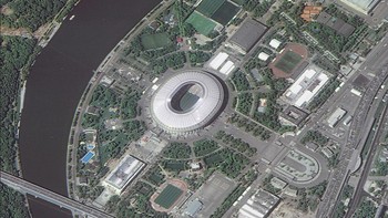 Deretan laga prestisius yang digelar stadion The Luzhniki, membuat stadion ini jadi laga pembuka Piala Dunia 2018 antara Rusia vs Arab Saudi. Foto: Dok. Russian Space agency