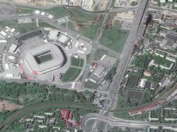 Cantiknya Stadion Piala Dunia 2018 dari Antariksa