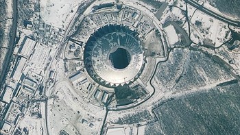 Stadion ini dikenal dengan sebutan Samara Arena, namun ada juga yang menamakannya Cosmos Arena karena karakter rancangannya seperti aerospace. Foto: Dok. Russian Space agency