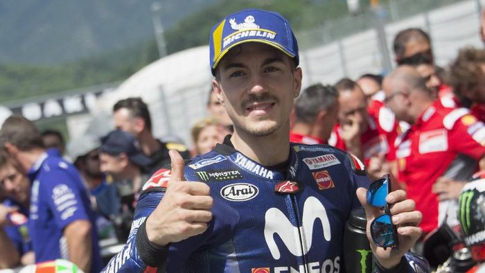 Maverick Vinales bertekad menang di sisa kejuaraan 2018. (Foto: Mirco Lazzari gp/Getty Images) Maverick Vinales bertekad menang di sisa kejuaraan 2018. (Foto: Mirco Lazzari gp/Getty Images)