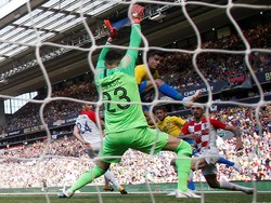 Neymar menjadi pemecah kebuntuan pada menit ke-69. Dia mencatatkan gol itu dengan tendangan keras dari dalam kotak penalti. (Foto: Andrew Yates/Reuters)