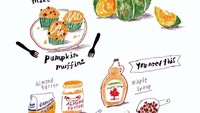 Ilustrator sekaligus designer asal Korea Selatan, Kim Hye Bin punya cara menarik untuk membuat resep. Ia menggabungkan gambar sketsa makanan dengan pensil warna-warni, di dalam resep buatannya. Foto: @moreparsley