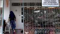 Suasana disalah satu yayasan jasa penyalur asisten rumah tangga di kawasan Cipete, Jakarta, Senin (4/6/2018).